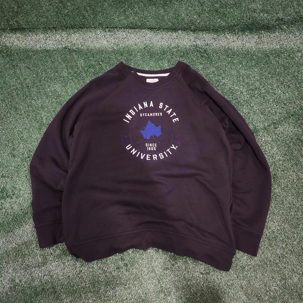 Vintage Embroided Indiana State Sycamores CC Crewneck